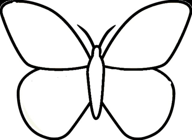 Coloriage à imprimer Papillon #175108 de la série Animaux, gratuit pour enfants et adultes