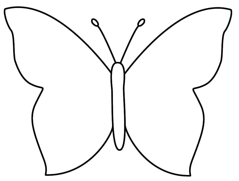 Page de coloriage Papillon #175121, collection Animaux, à imprimer et colorier