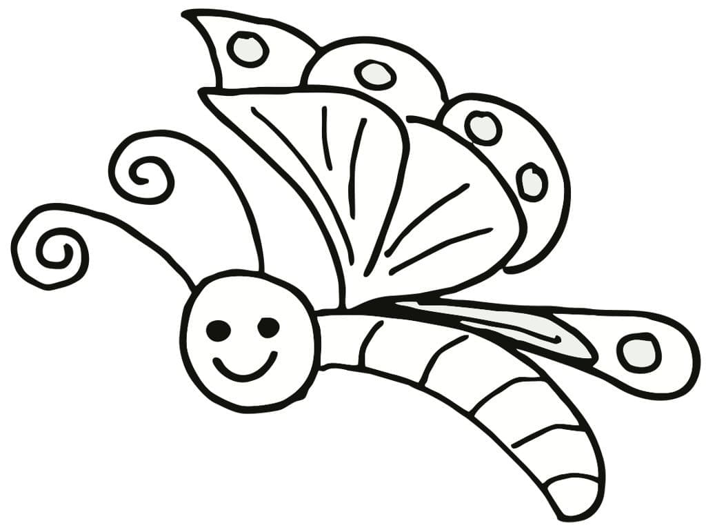 Coloriage gratuit Papillon #215733 de la collection Animaux à imprimer Coloriage gratuit Papillon #215733 de la collection Animaux à imprimer