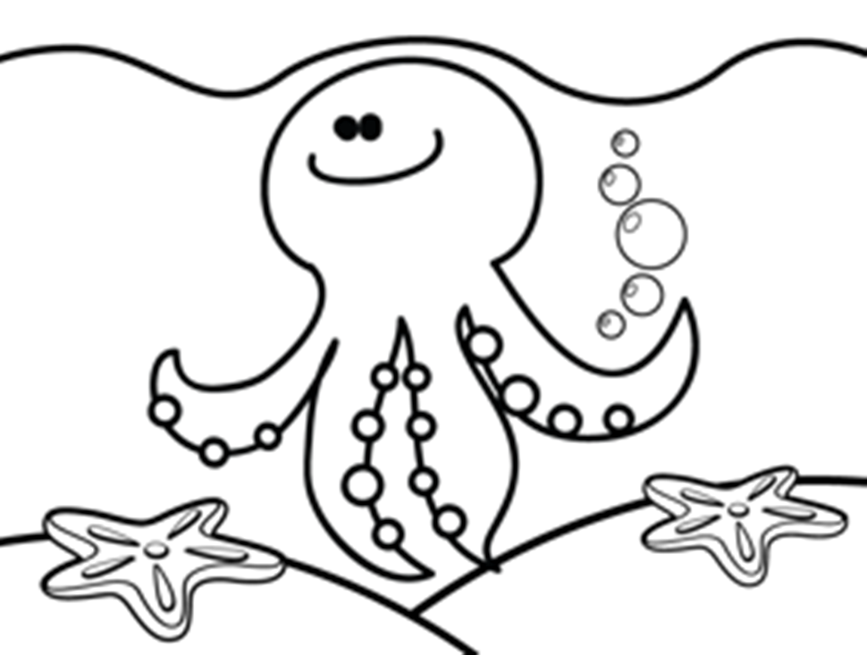 Dessin à colorier: Pieuvre (Animaux) #19097 - Coloriages à Imprimer Gratuits