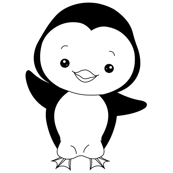 Coloriage Pingouin 167 Animaux Album De Coloriages