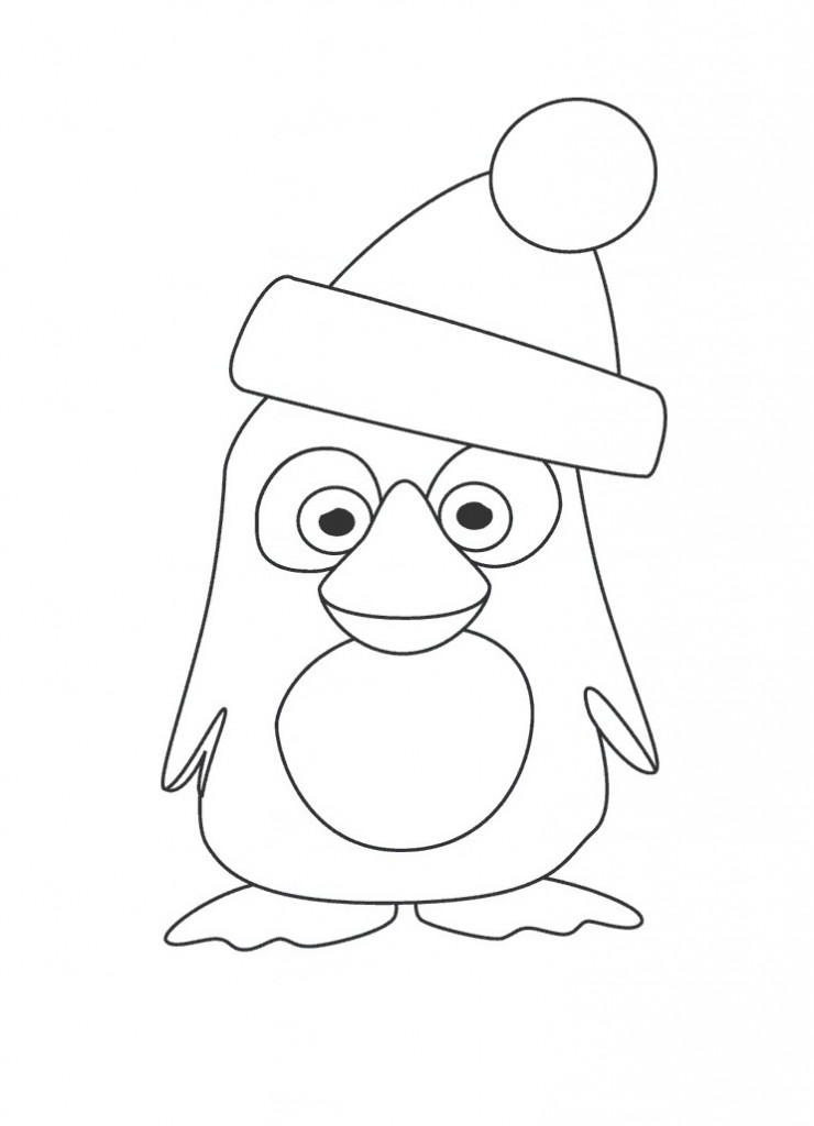 Dessin à colorier: Pingouin (Animaux) #16830 - Coloriages à Imprimer Gratuits