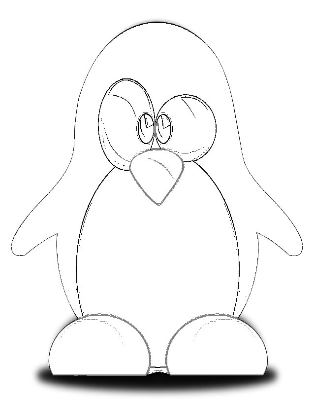 Dessin à colorier: Pingouin (Animaux) #16833 - Coloriages à Imprimer Gratuits
