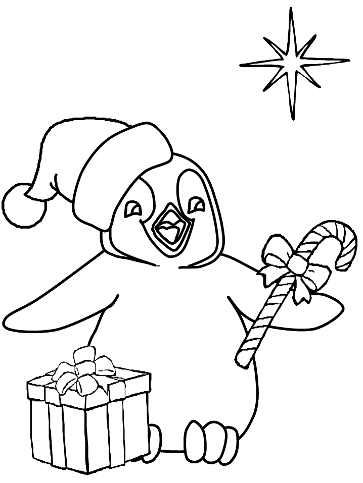 Dessin à colorier: Pingouin (Animaux) #16859 - Coloriages à Imprimer Gratuits