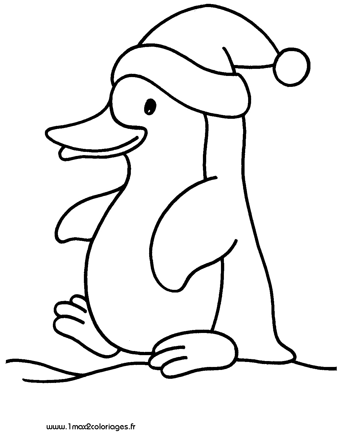 Dessin à colorier: Pingouin (Animaux) #16863 - Coloriages à Imprimer Gratuits