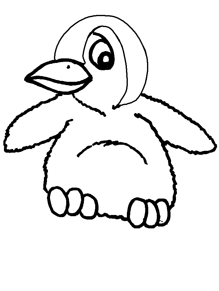 Dessin à colorier: Pingouin (Animaux) #16879 - Coloriages à Imprimer Gratuits