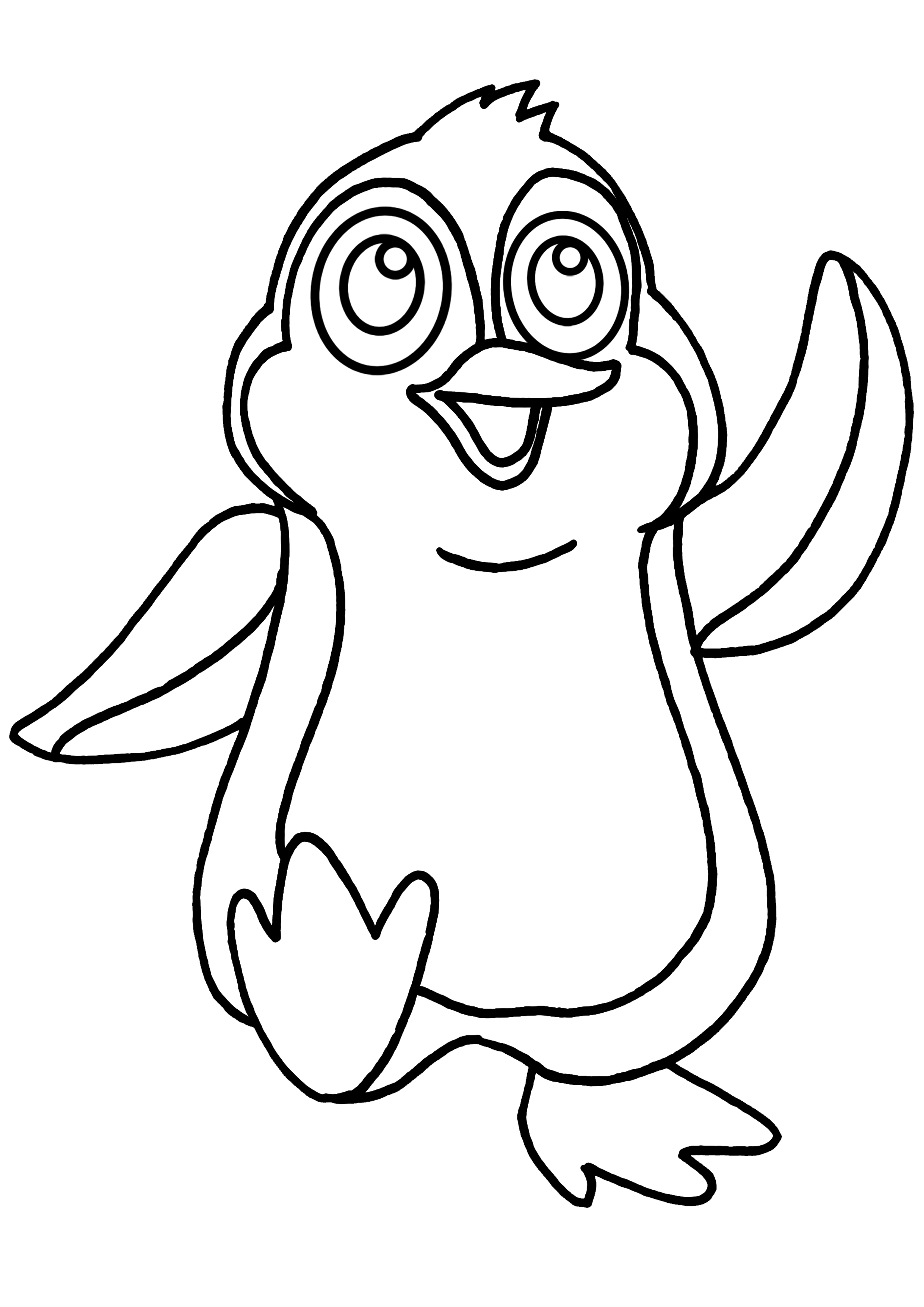 Dessin à colorier: Pingouin (Animaux) #16904 - Coloriages à Imprimer Gratuits
