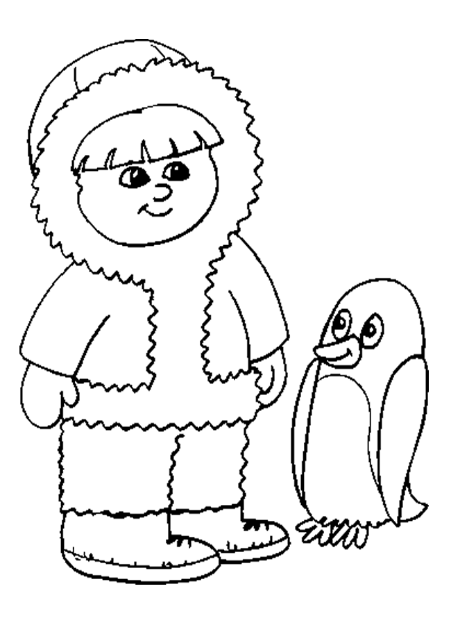 Dessin à colorier: Pingouin (Animaux) #16910 - Coloriages à Imprimer Gratuits