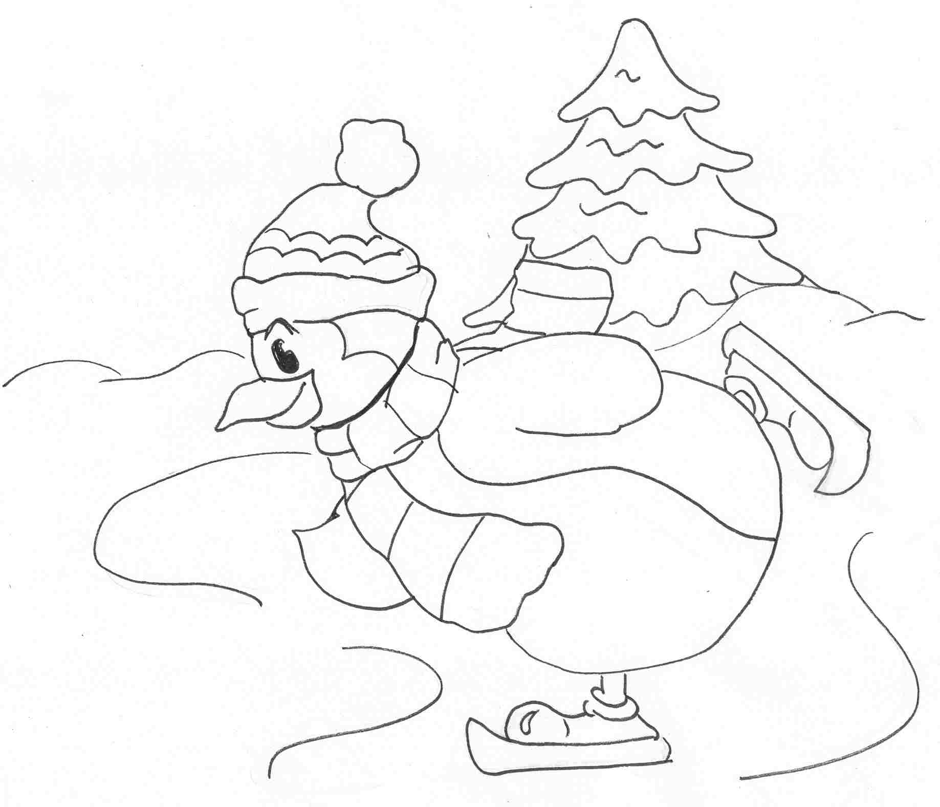 Dessin à colorier: Pingouin (Animaux) #16939 - Coloriages à Imprimer Gratuits