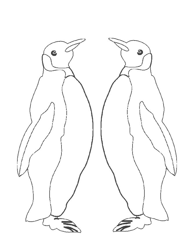 Dessin à colorier: Pingouin (Animaux) #16950 - Coloriages à Imprimer Gratuits