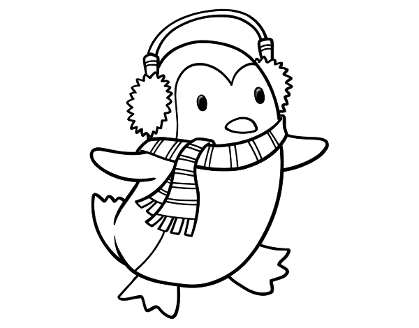 Dessin à colorier: Pingouin (Animaux) #16980 - Coloriages à Imprimer Gratuits