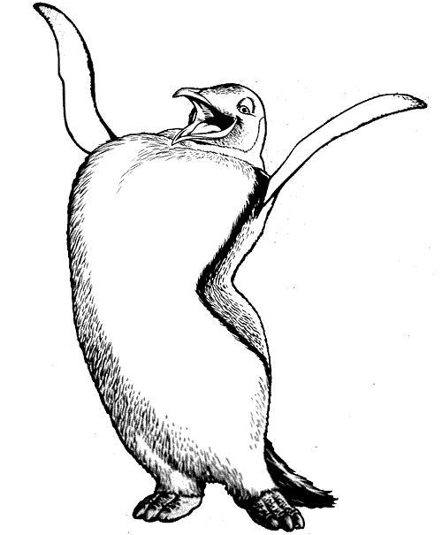Dessin à colorier: Pingouin (Animaux) #17004 - Coloriages à Imprimer Gratuits