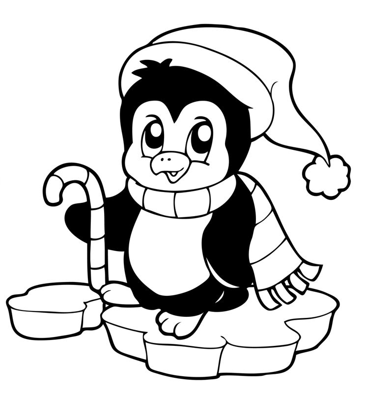 Dessin à colorier: Pingouin (Animaux) #17010 - Coloriages à Imprimer Gratuits