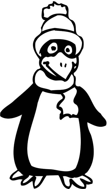 Dessin à colorier: Pingouin (Animaux) #17018 - Coloriages à Imprimer Gratuits