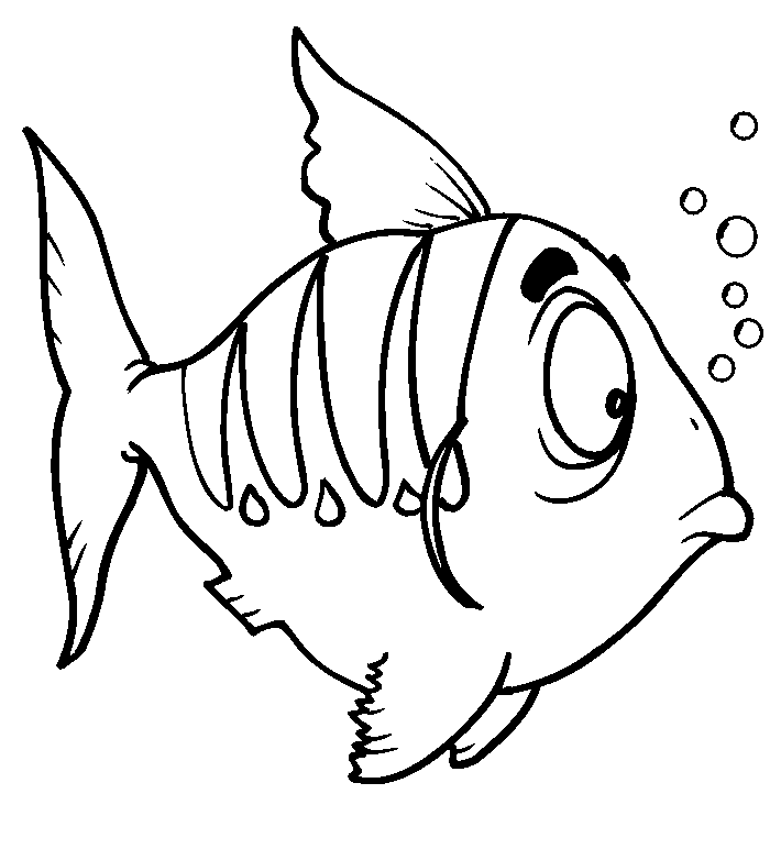 Dessin à colorier: Poisson (Animaux) #17025 - Coloriages à Imprimer Gratuits