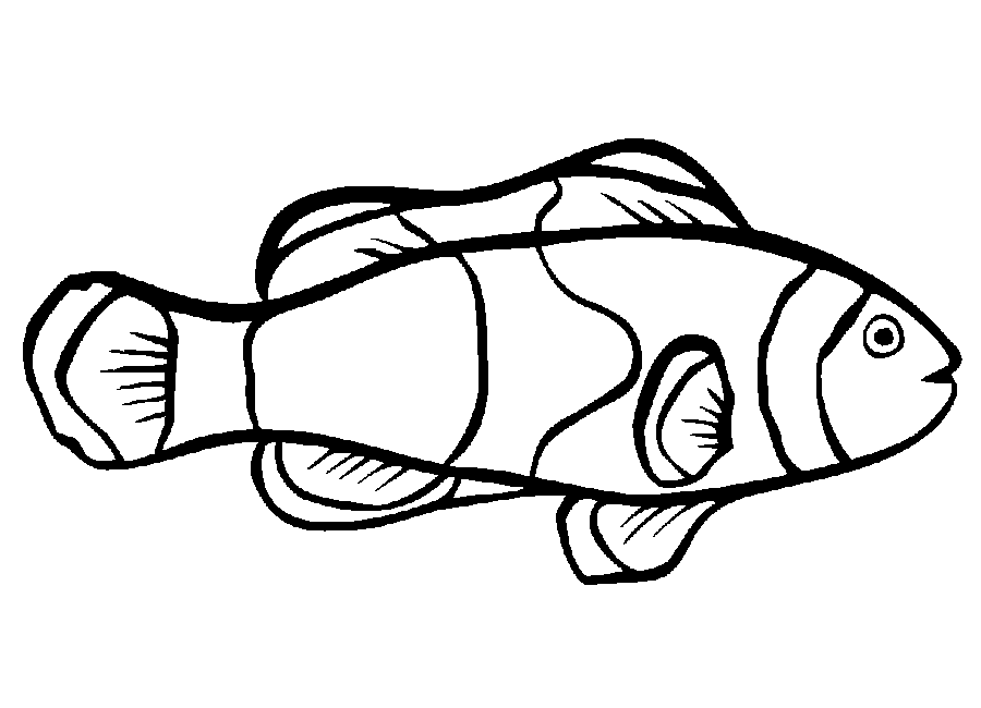 Dessin à colorier: Poisson (Animaux) #17058 - Coloriages à Imprimer Gratuits