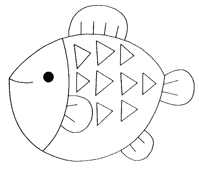 Dessin à colorier: Poisson (Animaux) #17063 - Coloriages à Imprimer Gratuits