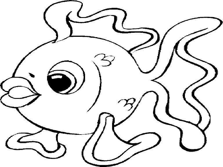 Dessin à colorier: Poisson (Animaux) #17088 - Coloriages à Imprimer Gratuits