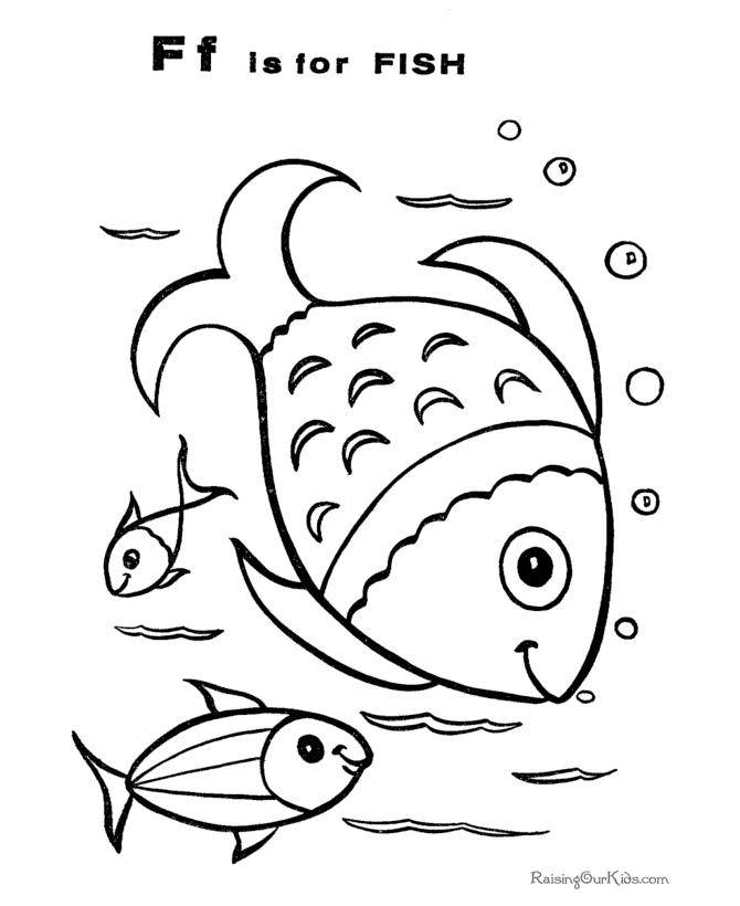 Dessin à colorier: Poisson (Animaux) #17101 - Coloriages à Imprimer Gratuits