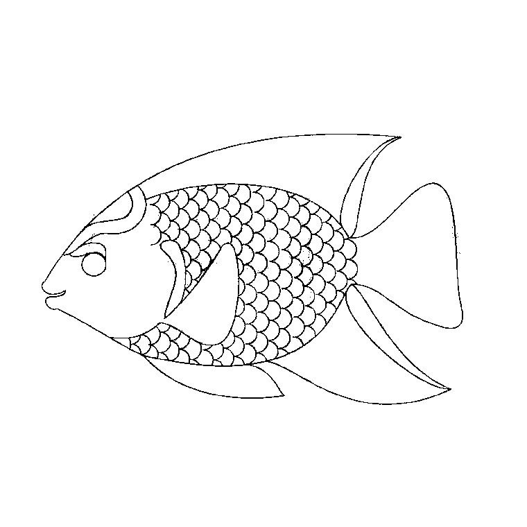 Dessin à colorier: Poisson (Animaux) #17153 - Coloriages à Imprimer Gratuits