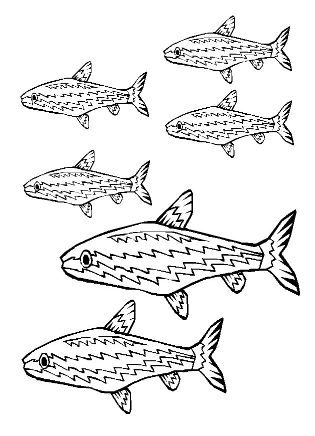 Dessin à colorier: Poisson (Animaux) #17179 - Coloriages à Imprimer Gratuits