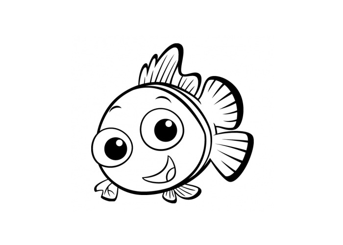 Dessin à colorier: Poisson (Animaux) #17182 - Coloriages à Imprimer Gratuits