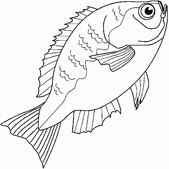 Dessin à colorier: Poisson (Animaux) #17217 - Coloriages à Imprimer Gratuits