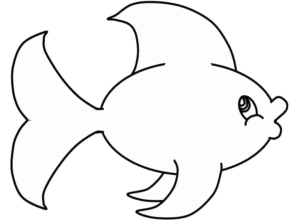 Coloriage gratuit pour enfants et adultes Poisson #175162, collection Animaux