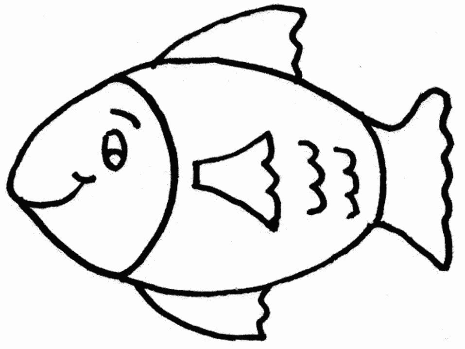 Coloriage gratuit Poisson #175167 de la collection Animaux à imprimer