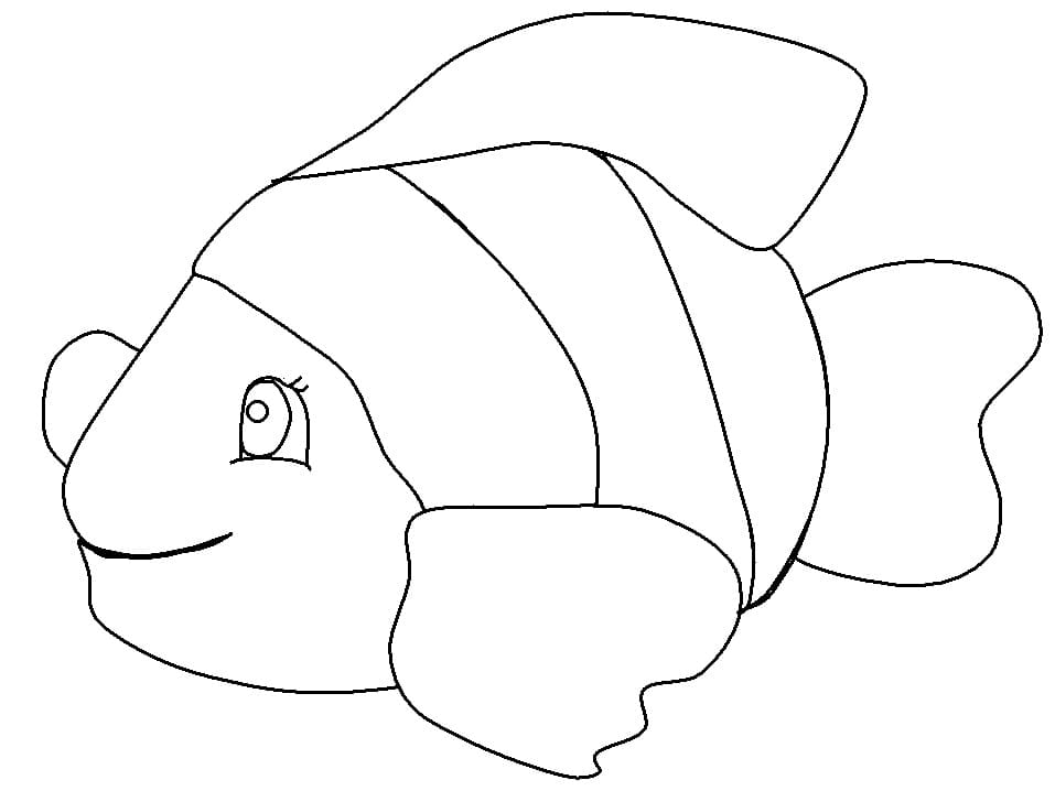 Coloriage gratuit Poisson #175169 de la collection Animaux à imprimer