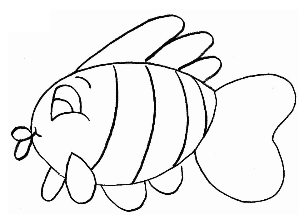 Coloriage gratuit Poisson #175172 de la collection Animaux à imprimer