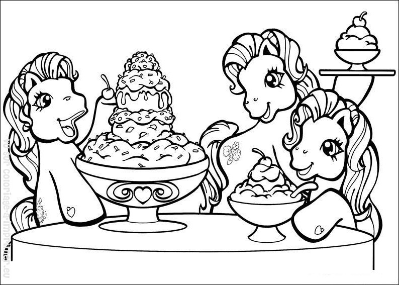 Dessin à colorier: Poney (Animaux) #17913 - Coloriages à Imprimer Gratuits