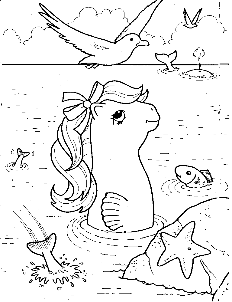 Dessin à colorier: Poney (Animaux) #17923 - Coloriages à Imprimer Gratuits