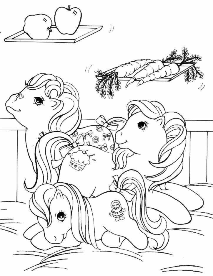 Dessin à colorier: Poney (Animaux) #17941 - Coloriages à Imprimer Gratuits