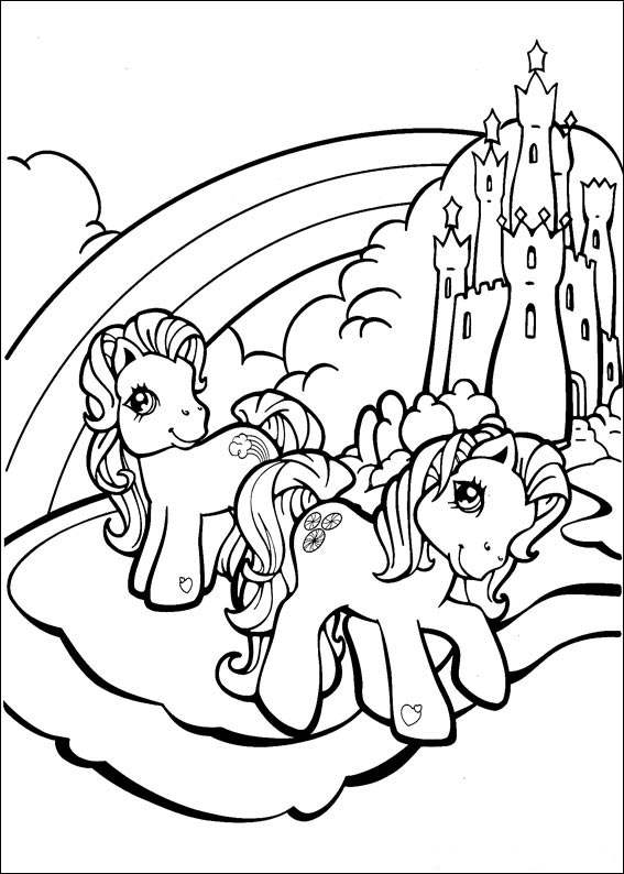 Dessin à colorier: Poney (Animaux) #17947 - Coloriages à Imprimer Gratuits