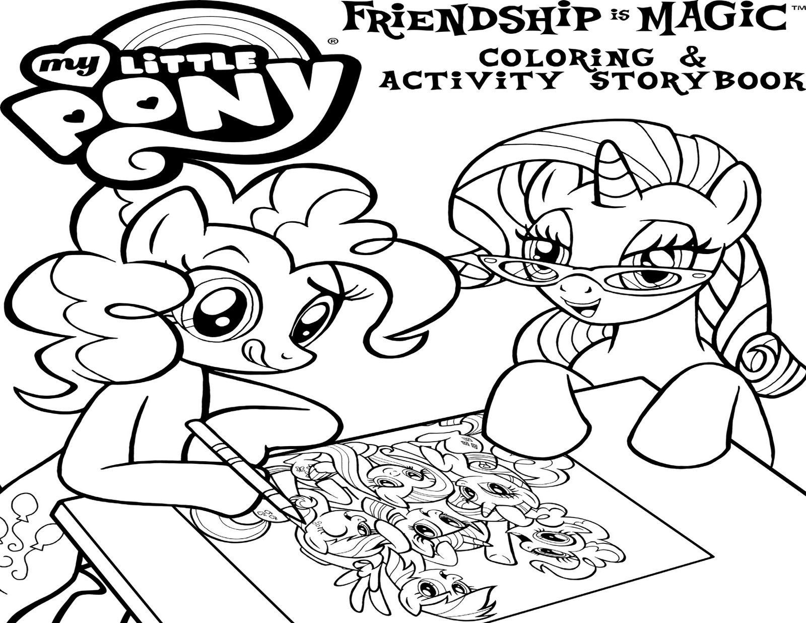 Dessin à colorier: Poney (Animaux) #17982 - Coloriages à Imprimer Gratuits