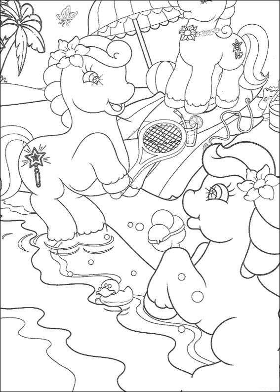 Dessin à colorier: Poney (Animaux) #17983 - Coloriages à Imprimer Gratuits