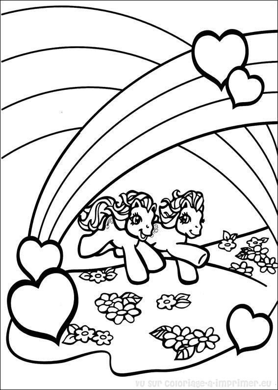 Dessin à colorier: Poney (Animaux) #18008 - Coloriages à Imprimer Gratuits