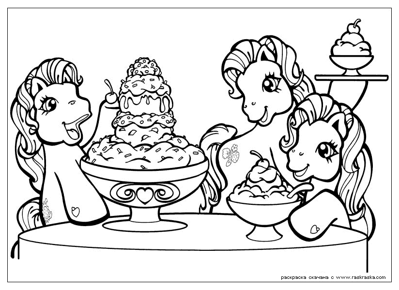 Dessin à colorier: Poney (Animaux) #18012 - Coloriages à Imprimer Gratuits