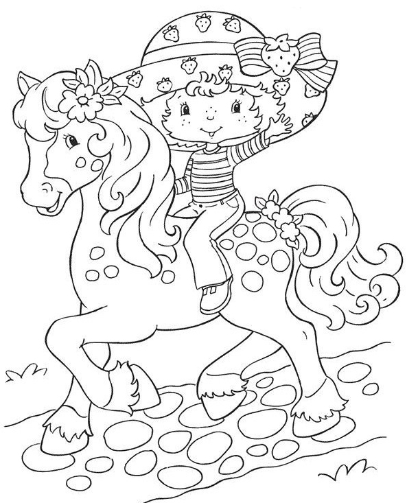 Dessin à colorier: Poney (Animaux) #18015 - Coloriages à Imprimer Gratuits