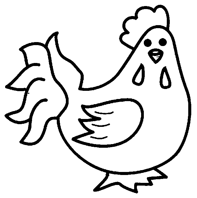 Dessin à colorier: Poule (Animaux) #17468 - Coloriages à Imprimer Gratuits