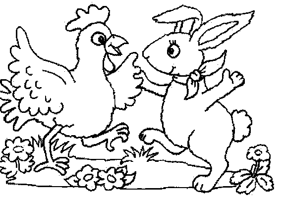 Dessin à colorier: Poule (Animaux) #17483 - Coloriages à Imprimer Gratuits