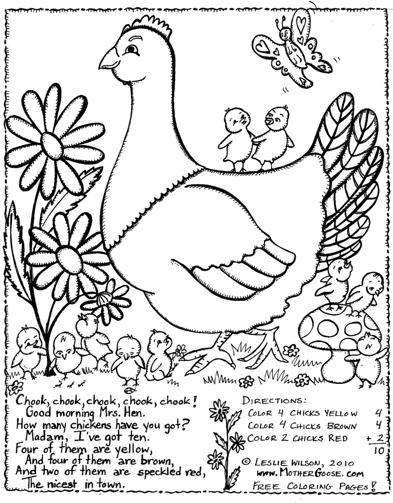 Dessin à colorier: Poule (Animaux) #17558 - Coloriages à Imprimer Gratuits