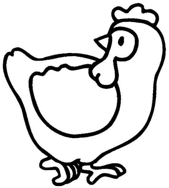 Dessin à colorier: Poule (Animaux) #17581 - Coloriages à Imprimer Gratuits