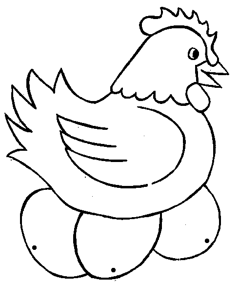 Dessin à colorier: Poule (Animaux) #17609 - Coloriages à Imprimer Gratuits
