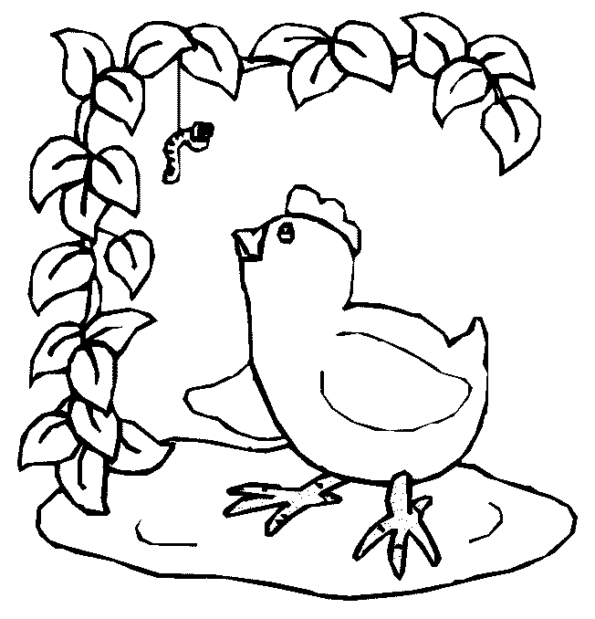 Dessin à colorier: Poussin (Animaux) #15363 - Coloriages à Imprimer Gratuits