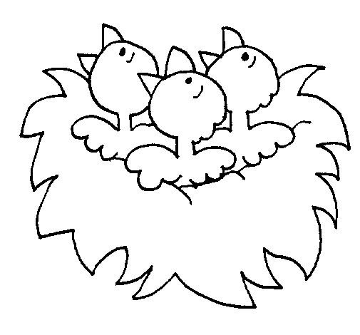 Coloriage gratuit Poussin #20307 de la collection Animaux à imprimer