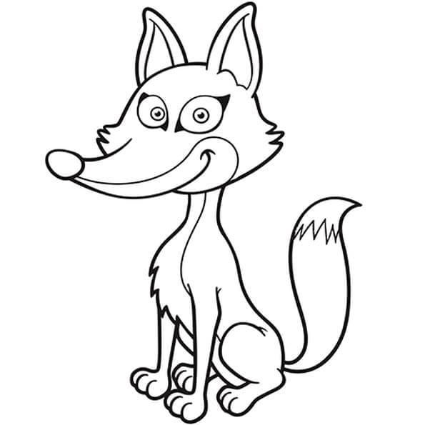 Coloriage gratuit Renard #179466 de la collection Animaux à imprimer