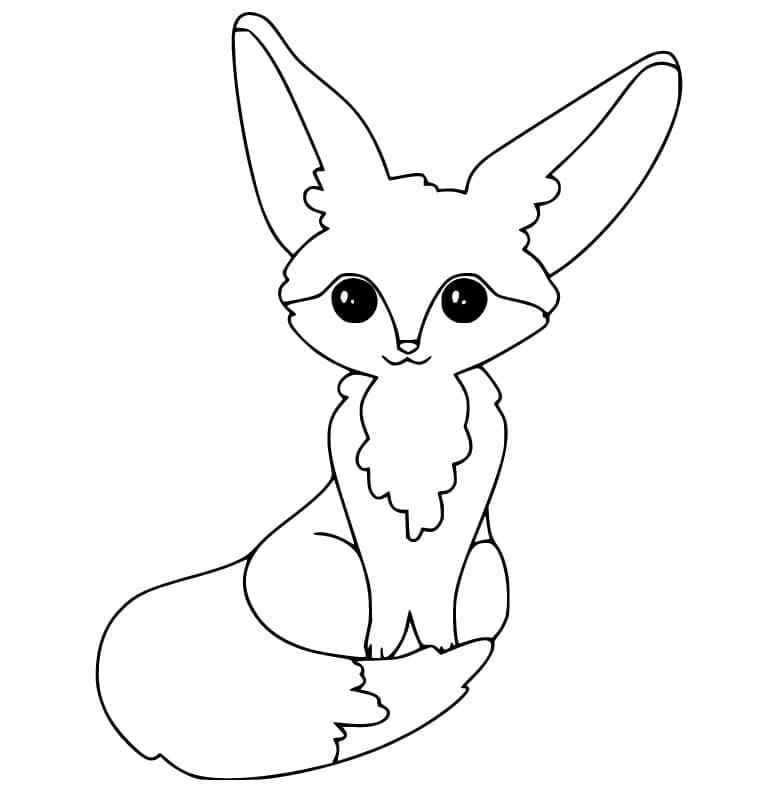 Coloriage à imprimer Renard #179501 de la série Animaux, gratuit pour enfants et adultes