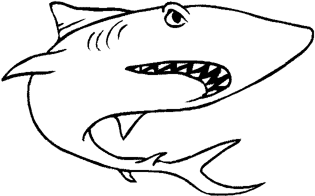 Dessin à colorier: Requin (Animaux) #14779 - Coloriages à Imprimer Gratuits